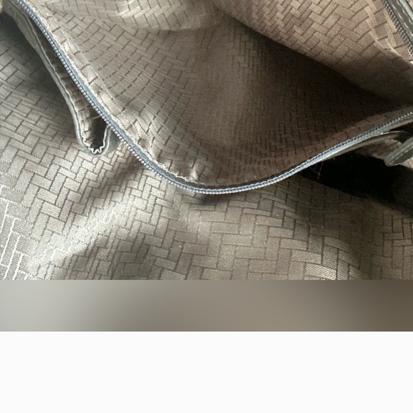 Cole Haan Woven Gray Leather Tote - Picture 7 of 13